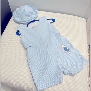 Vintage 1980’s Winnie The Pooh Jumper & Matching Hat. Sears Collection.